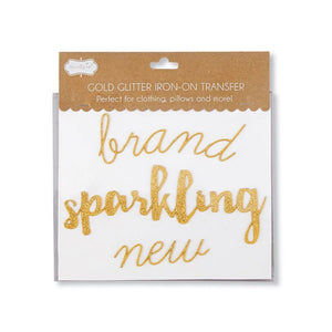 Brand Sparkling New Iron On