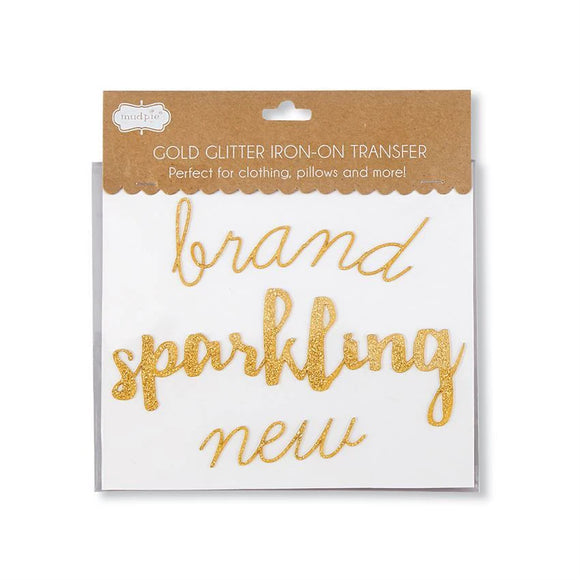 Brand Sparkling New Iron On