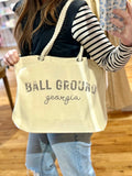 Ball Ground Rope Handle Tote Bag