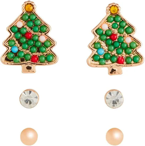 Holiday Icon Earrings - Tree