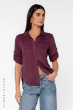Riley Irish Plum Collared Top