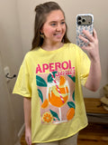 Yellow Aperol Spritz Tee