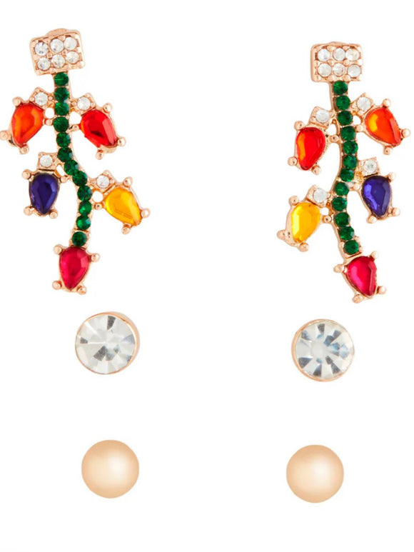 Holiday Icon Earrings - Lights