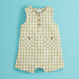 Gingham Shortall - Green