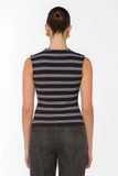 Hayes Black Striped Tank