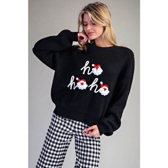 Ho Ho Ho Santa Sweater