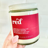Red Scented Candle: Standard