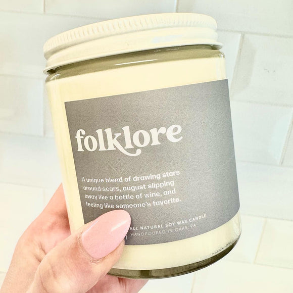 Folklore Scented Candle: Standard