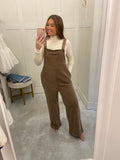 Soft Mocha Cord Jumpsuit