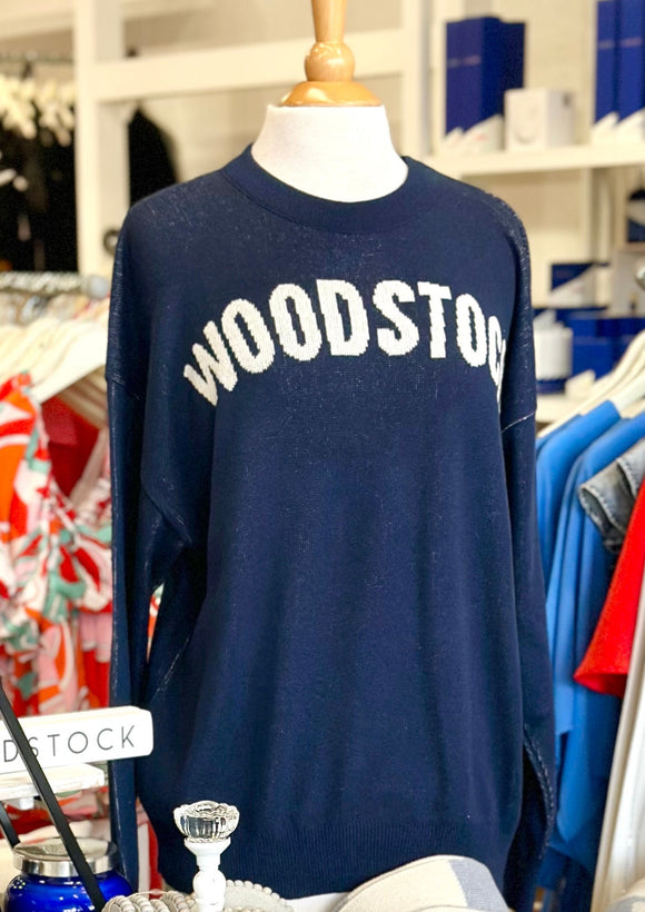 Navy Woodstock Sweatshirt
