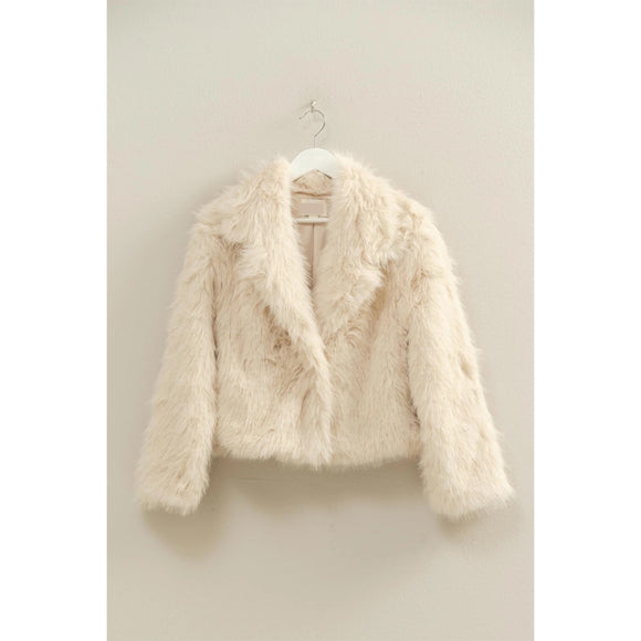 Light Tan Fur Jacket