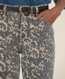Tan/Brown - Kelsey High Rise Ankle Flare
