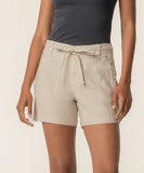 Katie Linen High Rise Short in Sand