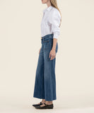 Fame Dark Wiash Meg High Rise Wide Leg Jeans