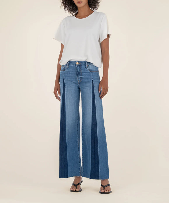 Holy Dark - Meg High Rise Wide Leg - Two Tone