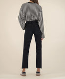 Black -Kelsey High Rise Ankle Flare - Firm