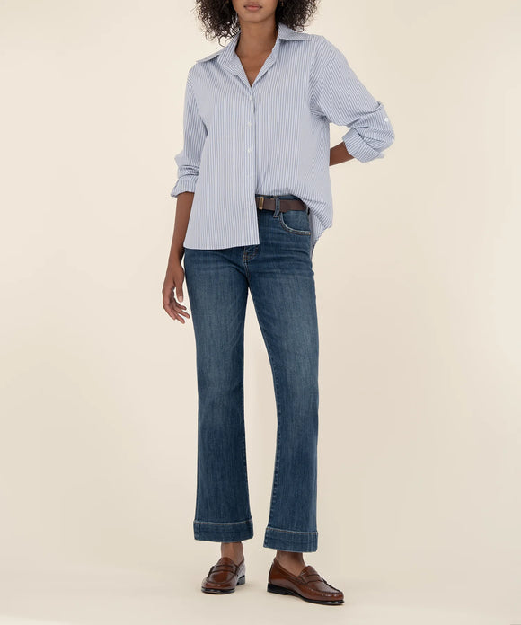 Vibrant - Kelsey High Rise Ankle Flare