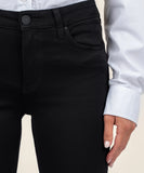 Black- Kelsey Mid Rise Ankle Flare