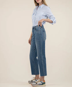 Passionate Fay High Rise Ankle Straight Leg Jeans