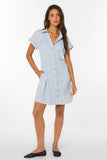 Merilee Periwinkle Striped Dress