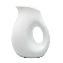 Whiteware Oval Pitcher