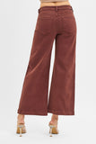 Chocolate Brown Adjustable Waist Pants