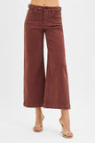 Chocolate Brown Adjustable Waist Pants