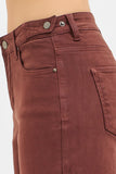 Chocolate Brown Adjustable Waist Pants