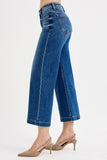 Front Patch Pocket Mid Rise Jeans