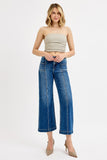 Front Patch Pocket Mid Rise Jeans
