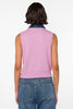 Renier Pink Denim Collared Vest
