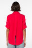 Riley Red Collared Top