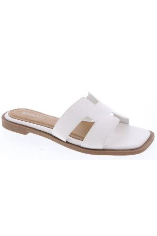 White H Style Sandal