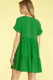 Bright Green T-Shirt Dress