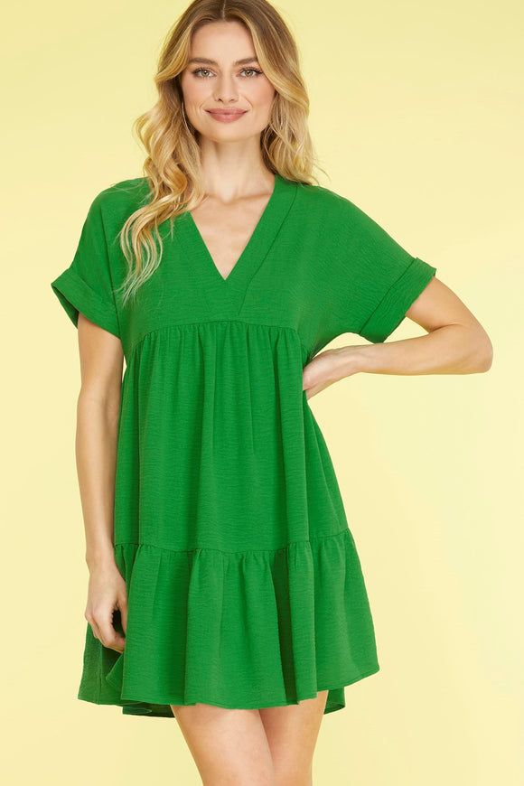 Bright Green T-Shirt Dress