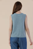 Light Blue Salty Knit Tank