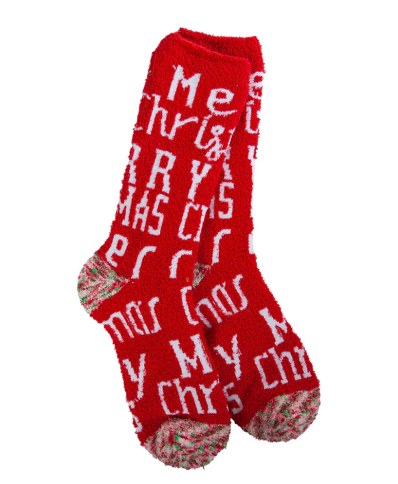 Merry Christmas Cozy Socks
