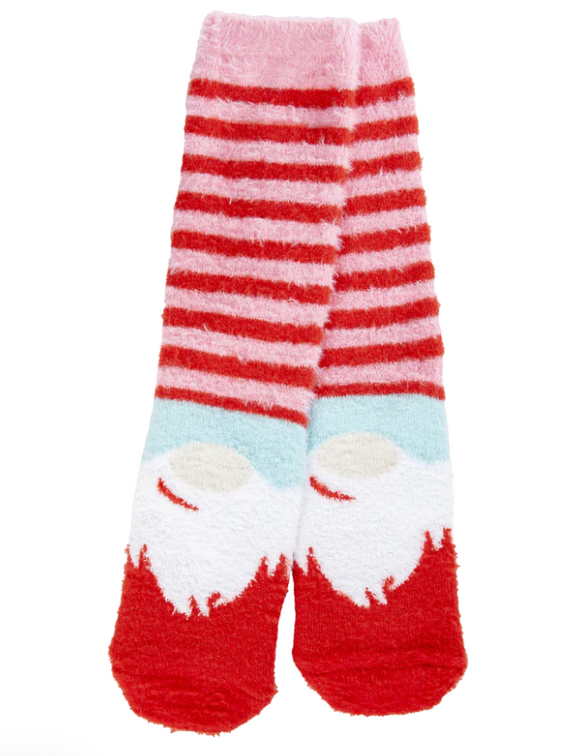 Gnome Feather Cozy Socks