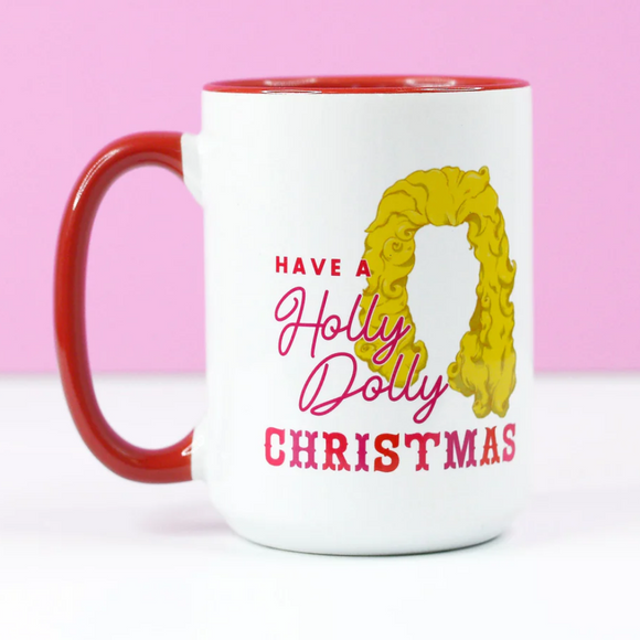 Have a Holly Dolly Christmas Mug