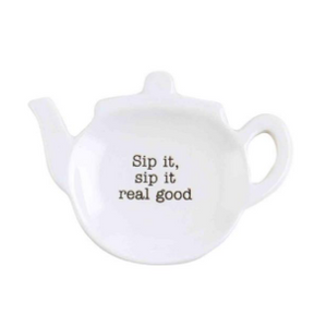 Coffee & Tea Spoon Rest - Sip It Sip It Real Good