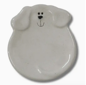 Solid White - Ceramic Dog Dish