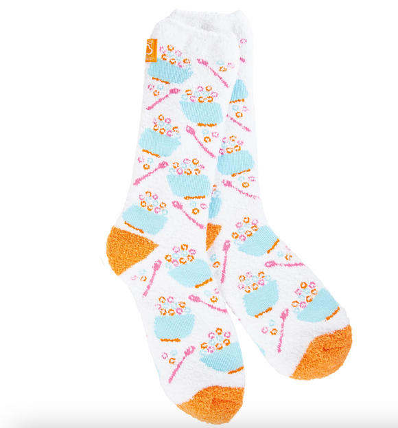 Cereal Cozy Crew Socks