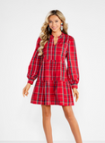 Shannon Plaid Dress