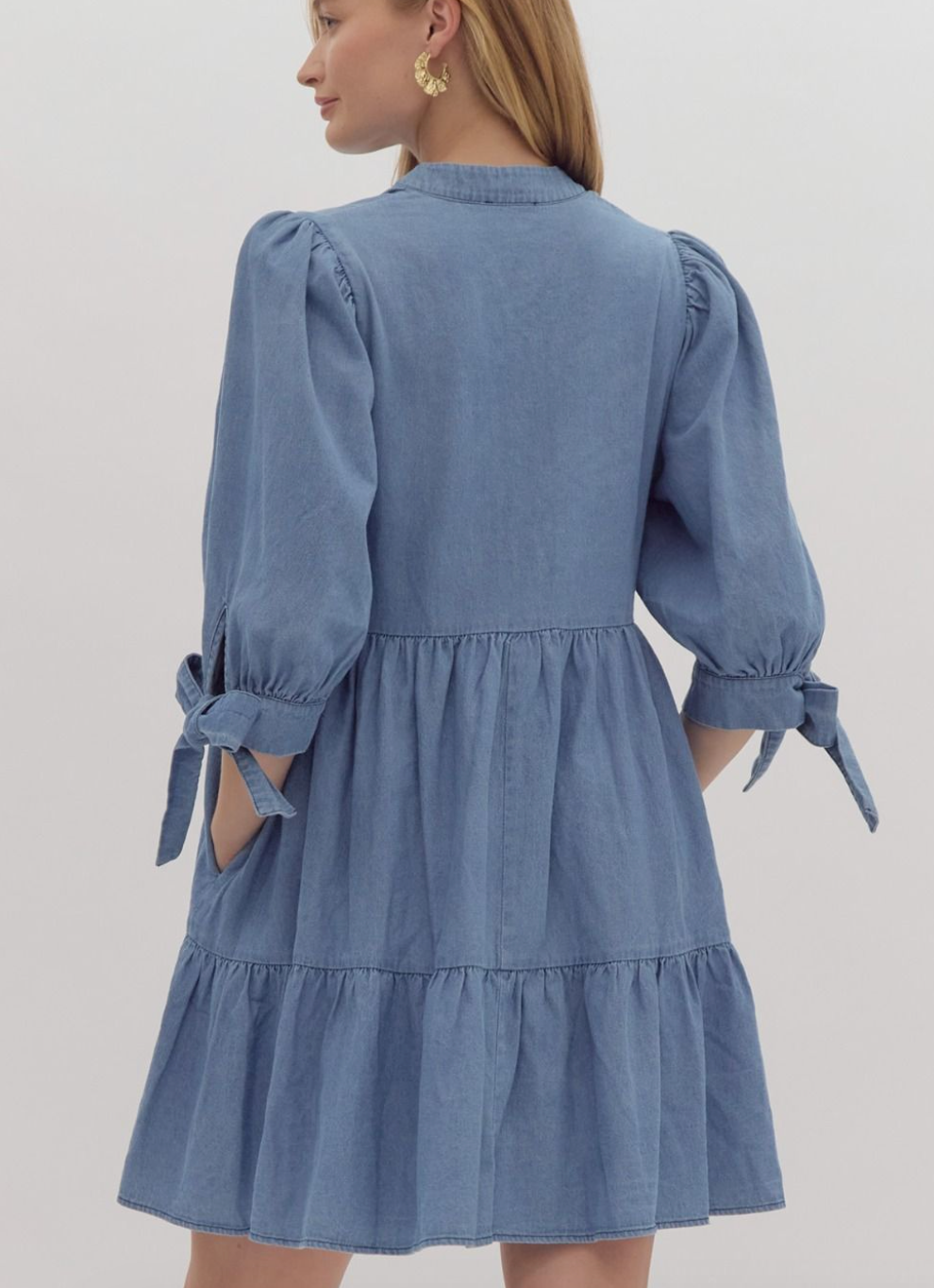 cupcakes and cashmere denim dress Plaid and Denim