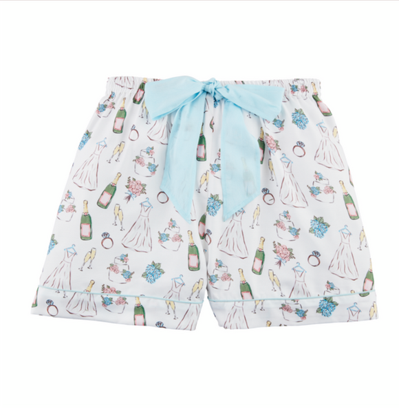 Bride Pajama Shorts