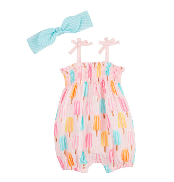 Popsicle Romper & Headband Set