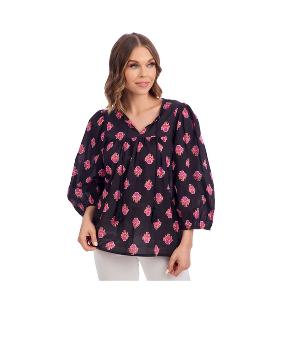 Martie Balloon Sleeve Top