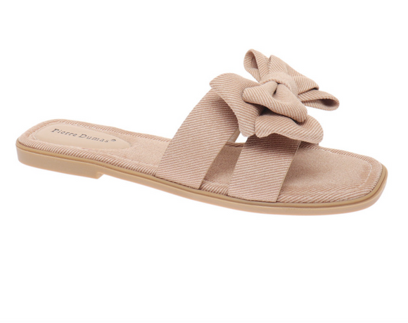 Taupe Empress Bow Sandal