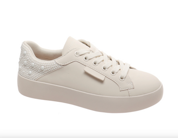 Taupe Shauna Pearl Back Sneakers