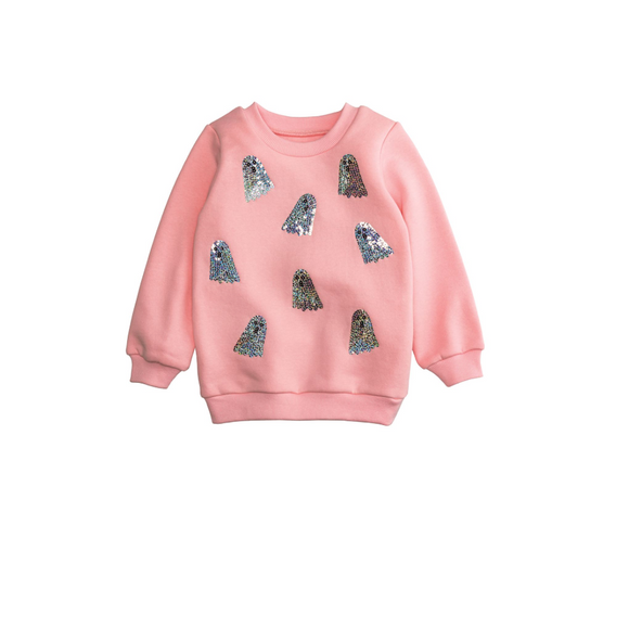 12-18 Mo - Sparkle Ghost Sweatshirt